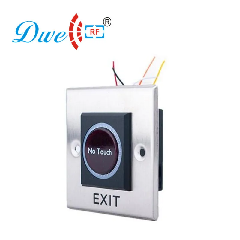 DWE CC RF квадратный металлический сплав инфракрасный no touch no nc кнопочный переключатель с DC 24 В в