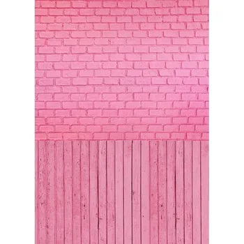 LIFE MAGIC BOX-fondo fotográfico para niños, Vinilo Suelo De madera, ladrillo rosa, Prancha De Surf