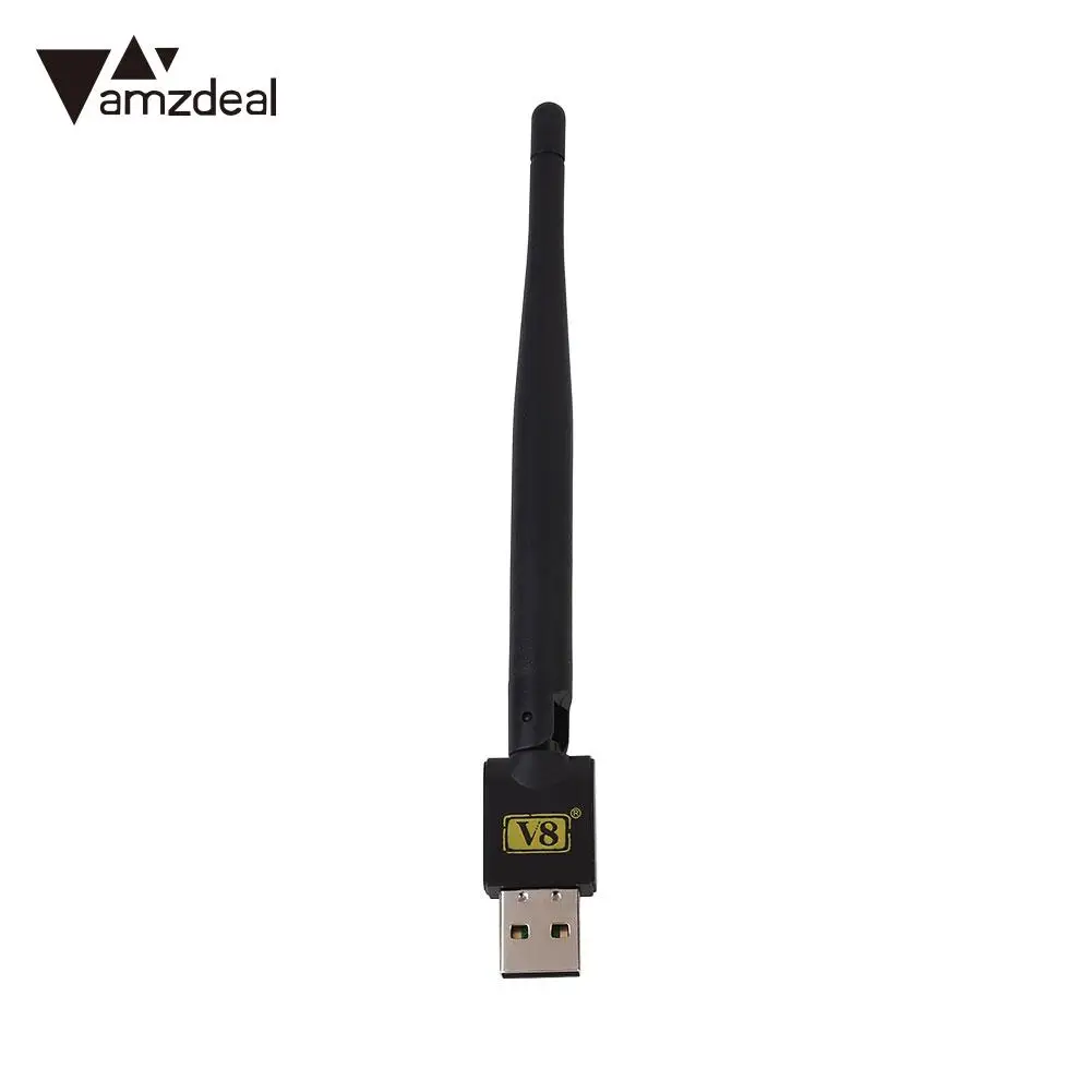 Мини Портативный USB 2 0 Беспроводная антенна Wi Fi донгл для спутникового ТВ
