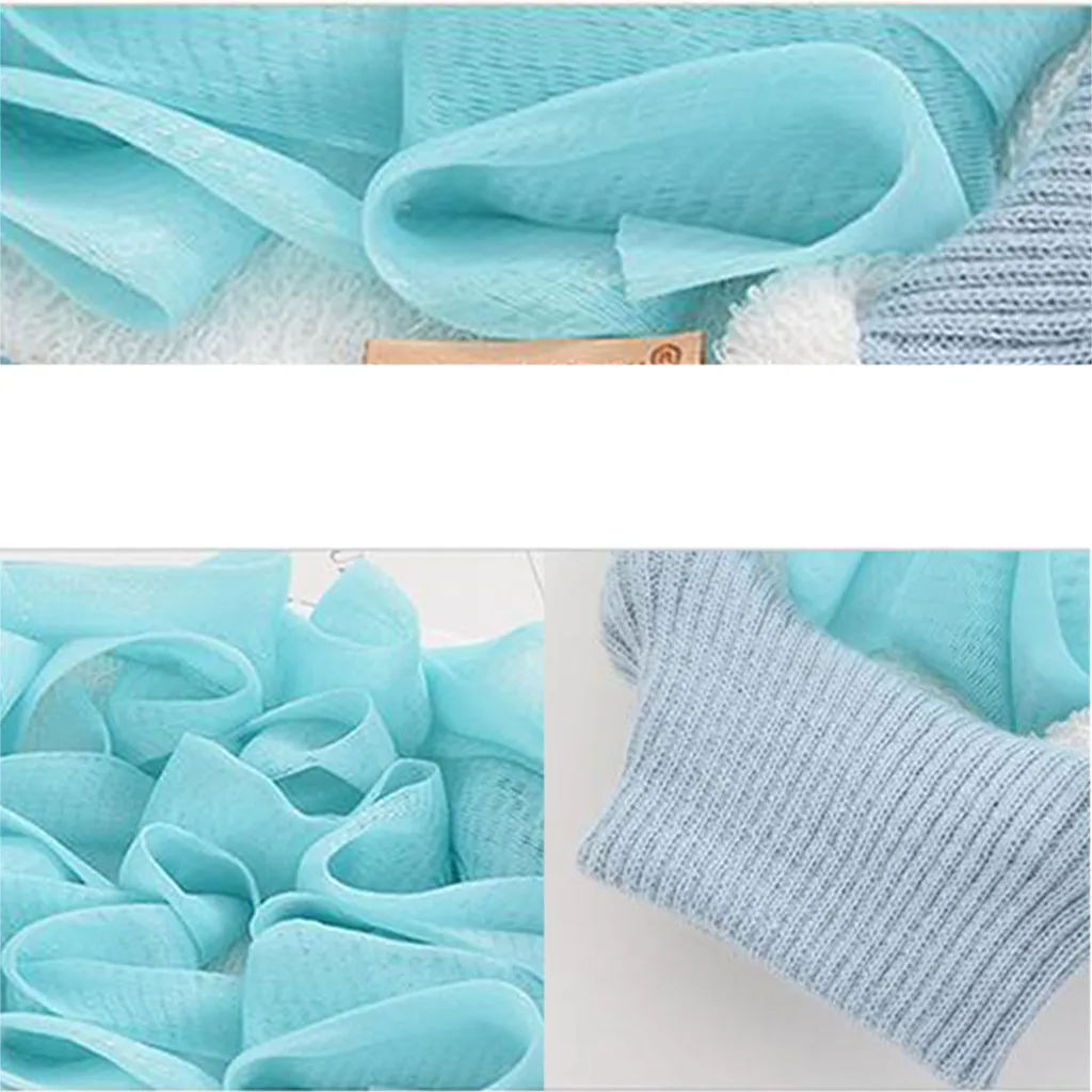 Щетка для тела мочалка из люфы губка для душа Pouf сетка мяч скраб для тела губка для отшелушивания премиум скруббер антицеллюлитная щетка