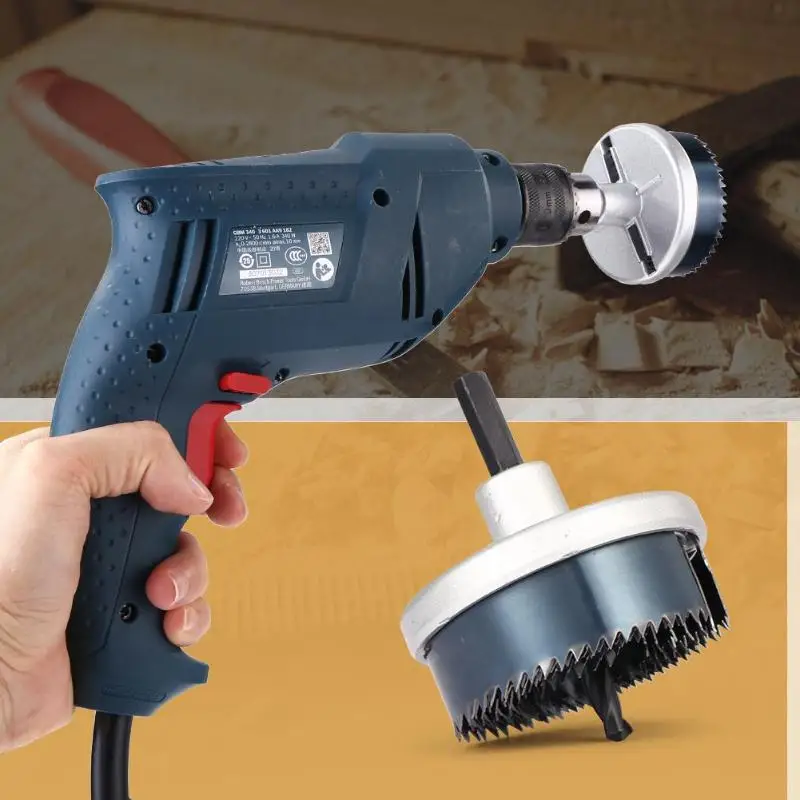 

DIY Hole Saw Cutting Set Hole Drill Bit Kit Drilling Tool Woodwork Metal Cutter Drilling Tools Cutting Carpentry Crowns Saw
