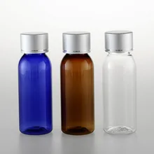 5pcs 30ml round shoulder long plastic cosmetic bottle Distribution of aluminum common cover bottles ( with inner plug) BQ127 5pcs 30ml round shoulder long plastic cosmetic bottle Distribution of aluminum common cover bottles ( with inner plug) BQ127