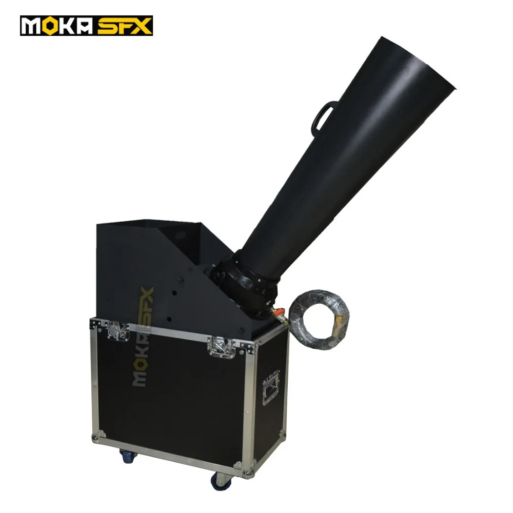 2Pcs/lot CO2 Big Confetti Blaster Hand Control CO2 Gas Cannon dmx