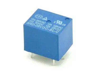 

5PCS 5V DC Power Relay SRD-5VDC-SL-C PCB Type