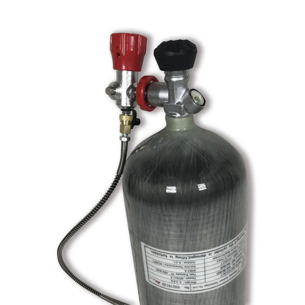 AC109301 9L CE 4500Psi Tank Airforce Condor Pcp Air Rifle Paintball Tank Cylinder High Pressure Quick Release Coupling Dive Tank
