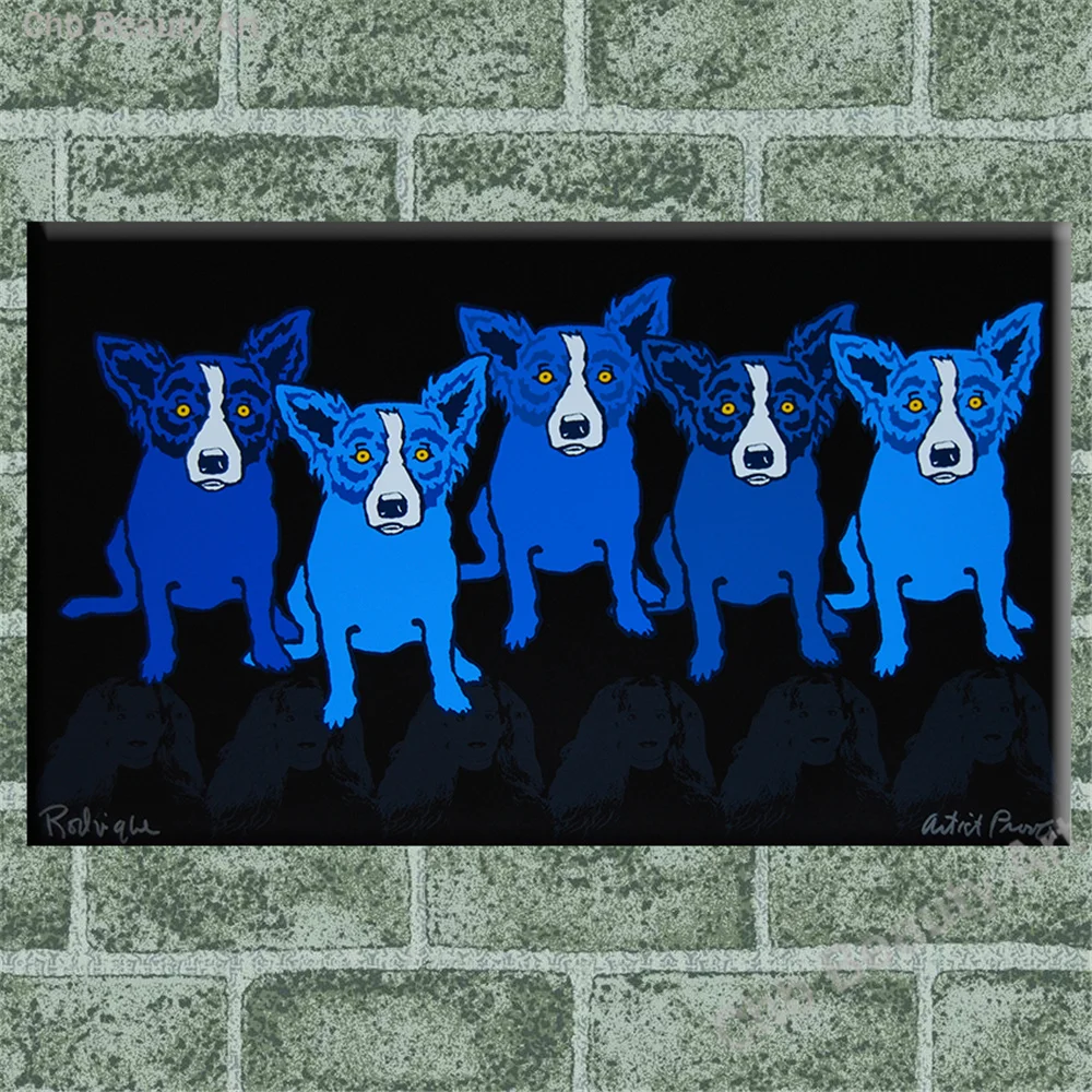 Blauwe hond posters promotie winkel voor promoties blauwe hond ...