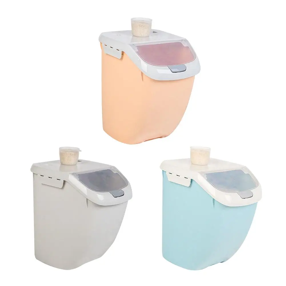 

Rice Storage Container Kitchen Household Moisture-proof Grain Noodles Cereal Containers Barrel with Seal Design for Storing Rice