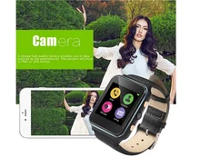 I400 smart watch Intelligent GSM Alarm Clock Camera Phone with Activity Reminder Sleep Heart Rate Monitor for Android IOS