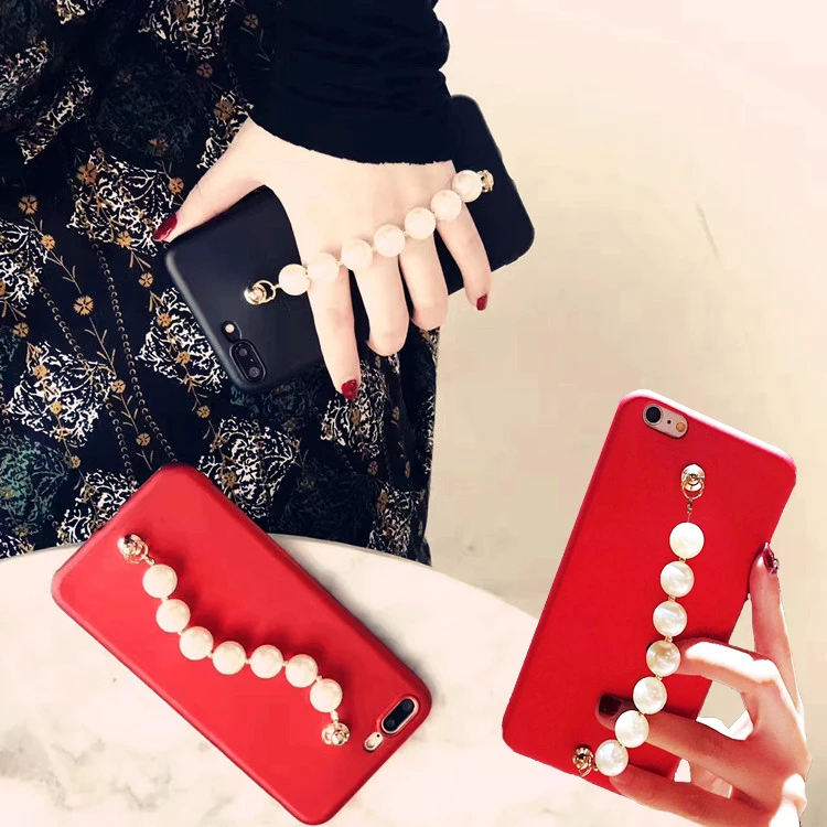 

Soft Case for Iphone XR XS MAX X 5S SE 6 6s 7 8 Plus Case for Samsung Galaxy Note 8 9 S8 S9 S7 Edge Case Cover Luxury Hand Strap