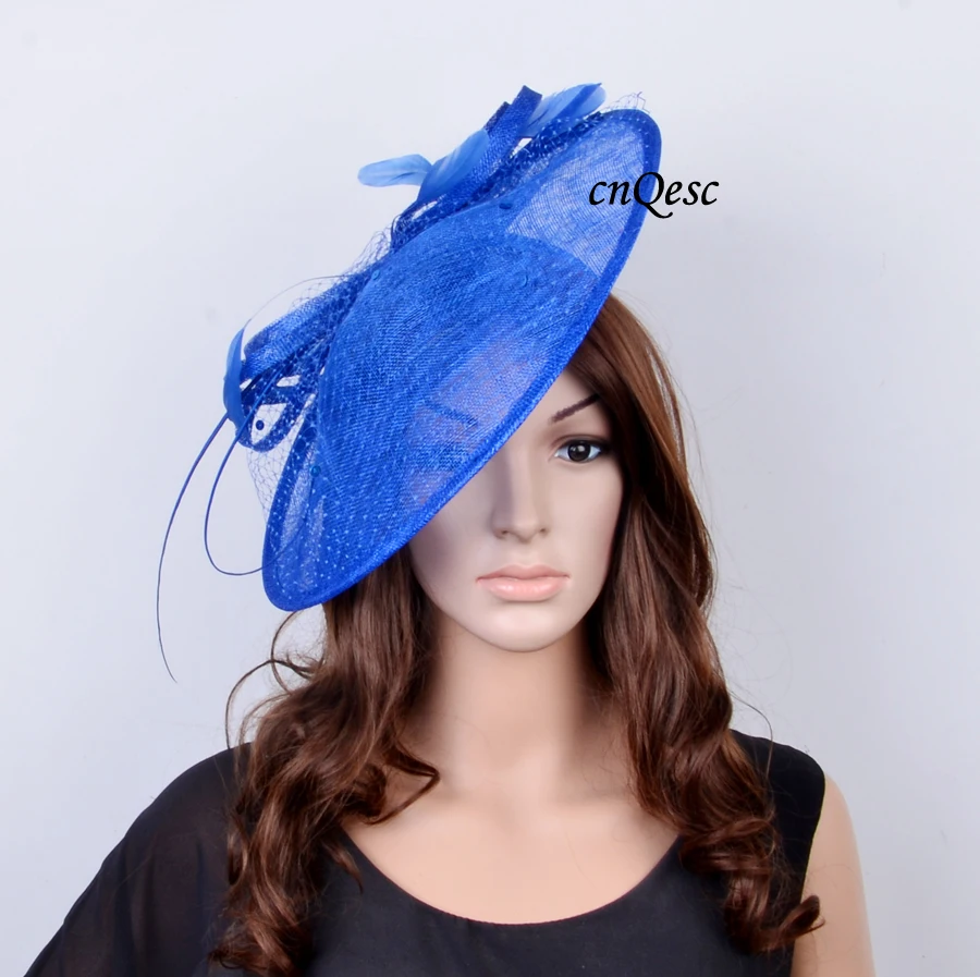 royal blue hats and fascinators