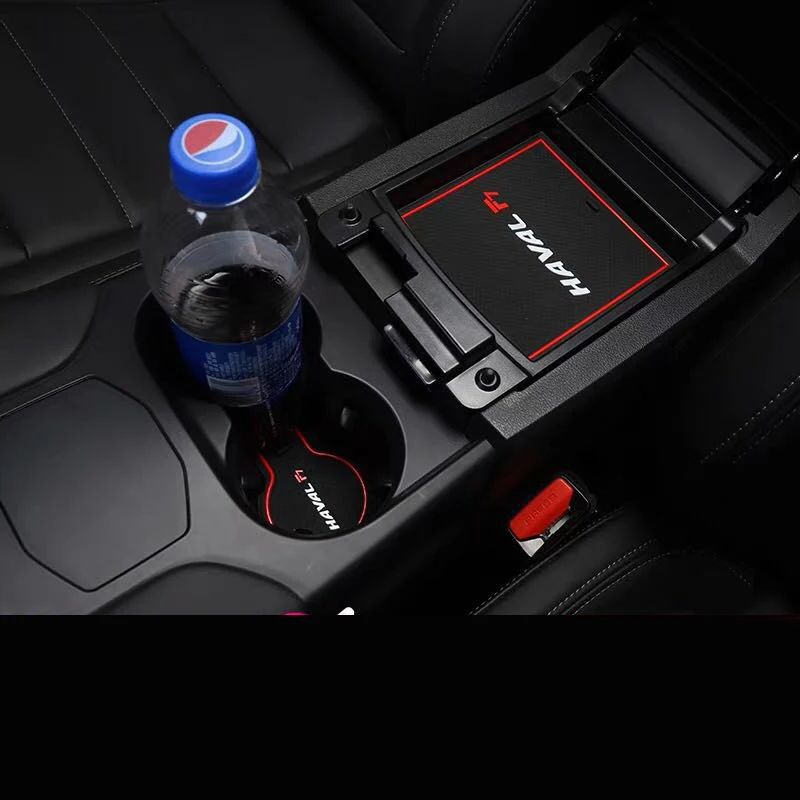 Противоскользящий слот для ворот коврик для Haval F7 внутренние подстаканники Нескользящие коврики аксессуары наклейка на автомобиль