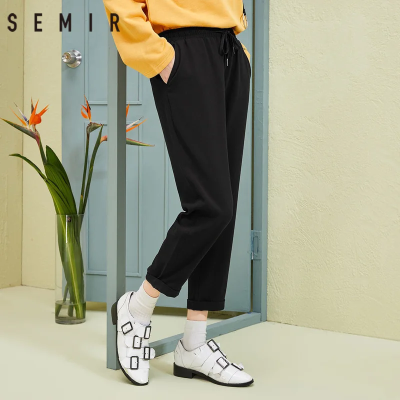 SEMIR брюки до щиколотки новинка весны 2018 женские повседневные спортивные