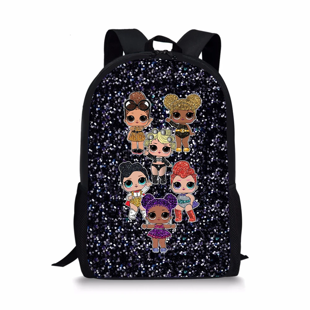 

THIKIN American Girlsl Pattern Student School Bags Kids Backpack TeenagerGirls Popular Satchel Shoulder Travel Casual Bags