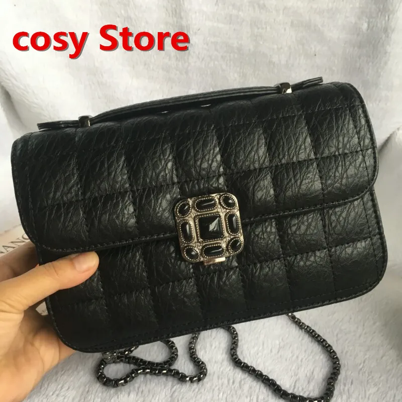 

High quality fashionable feminine leather shoulder bag clutch messenger bag