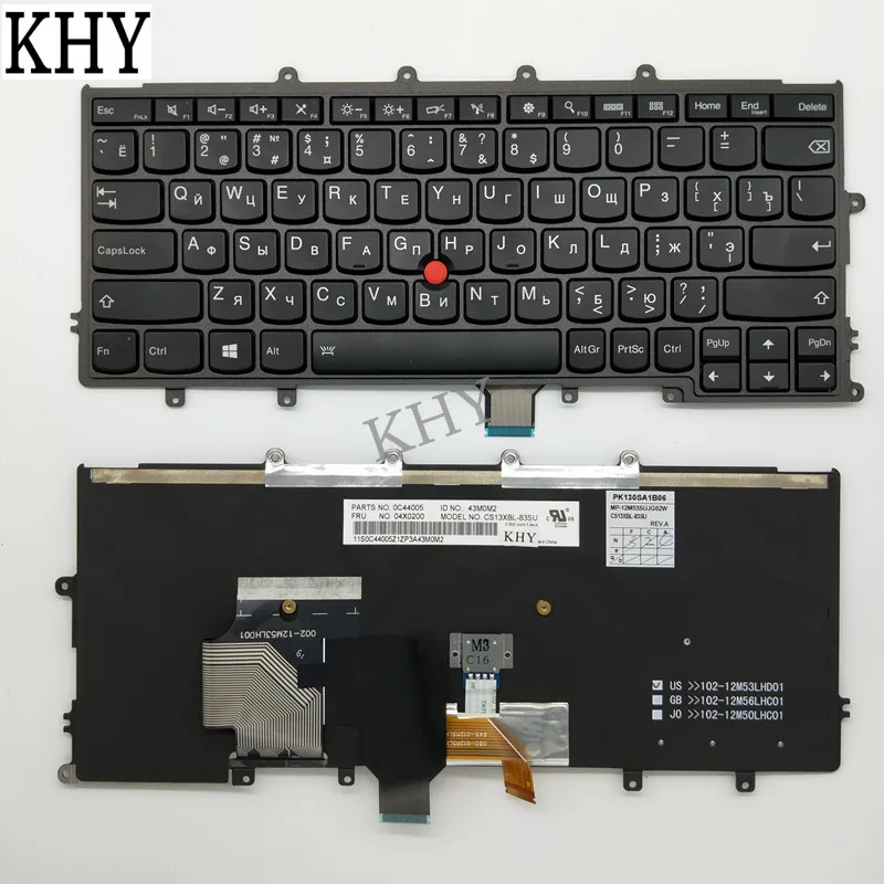 ru Россия клавиатура с подсветкой для ThinkPad X230S X240 X250 X260 FRU 04X0200 04X0238 совместимый X270 01EP008 01EP084