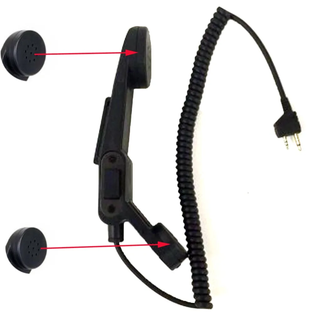 Z-TAC Military Phone H-250 Z 117 for Midland PTT Communication Airsoft Softair Headset for Midland Walkie Talkie (3)
