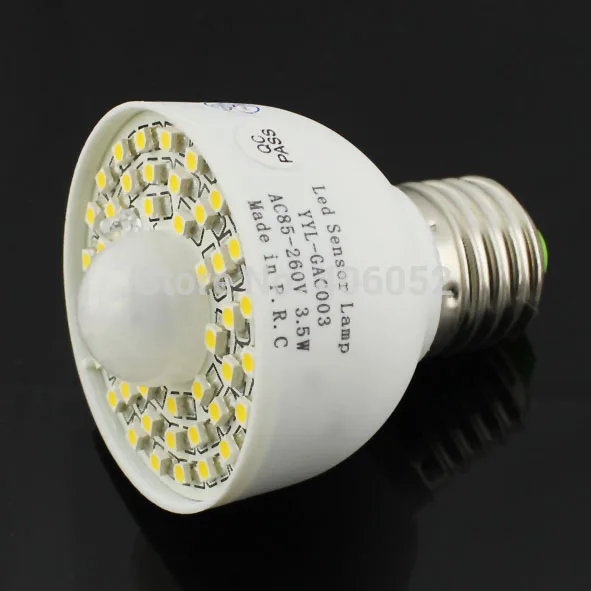 

20pcs PIR Sensor LED Sensor Light Body Motion 3.5W 3528 45LED Auto detector Wireless Home Hotel Stair Kitchen E27 Lamp 85-260V