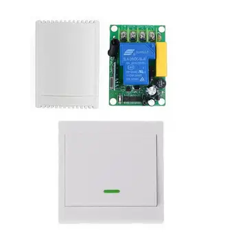 

86 Wall panel remote AC 220V 1CH 30A RF Wireless Remote Control Switch System Receiver transmitter for light switch appliance