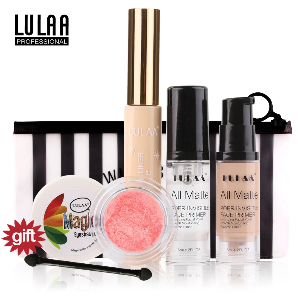 

LULAA 5Pcs Daily Use Cosmetics Makeup Sets Make Up Cosmetics Gift Set Tool Kit Makeup Gift