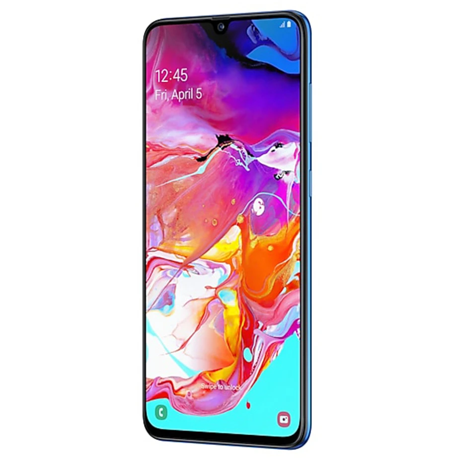 Samsung Galaxy A70 A7050, две sim-карты, четыре ядра, 6,7 дюймов, 4 камеры, 6 ГБ/8 ГБ ram, 128 ГБ rom, мобильный телефон Snapdragon 675, NFC