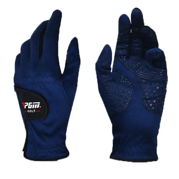 1 пара, женские мягкие эластичные регулируемые дышащие противоскользящие перчатки для гольфа, тренировочные перчатки, подарок для Гольфиста, начинающего тренера