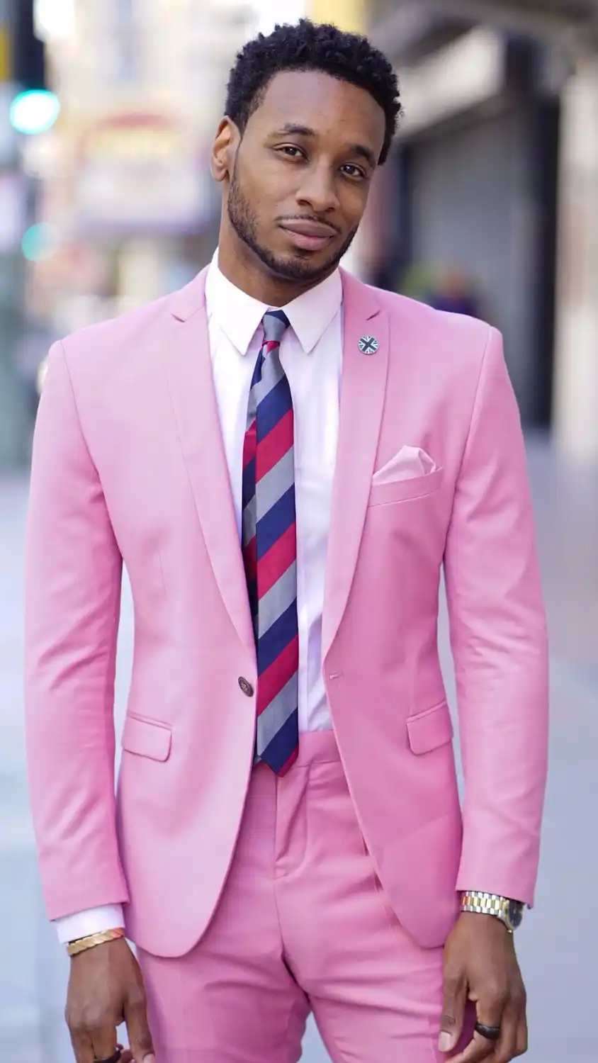 Blue Coat Pant With Pink Shirt Cheap 