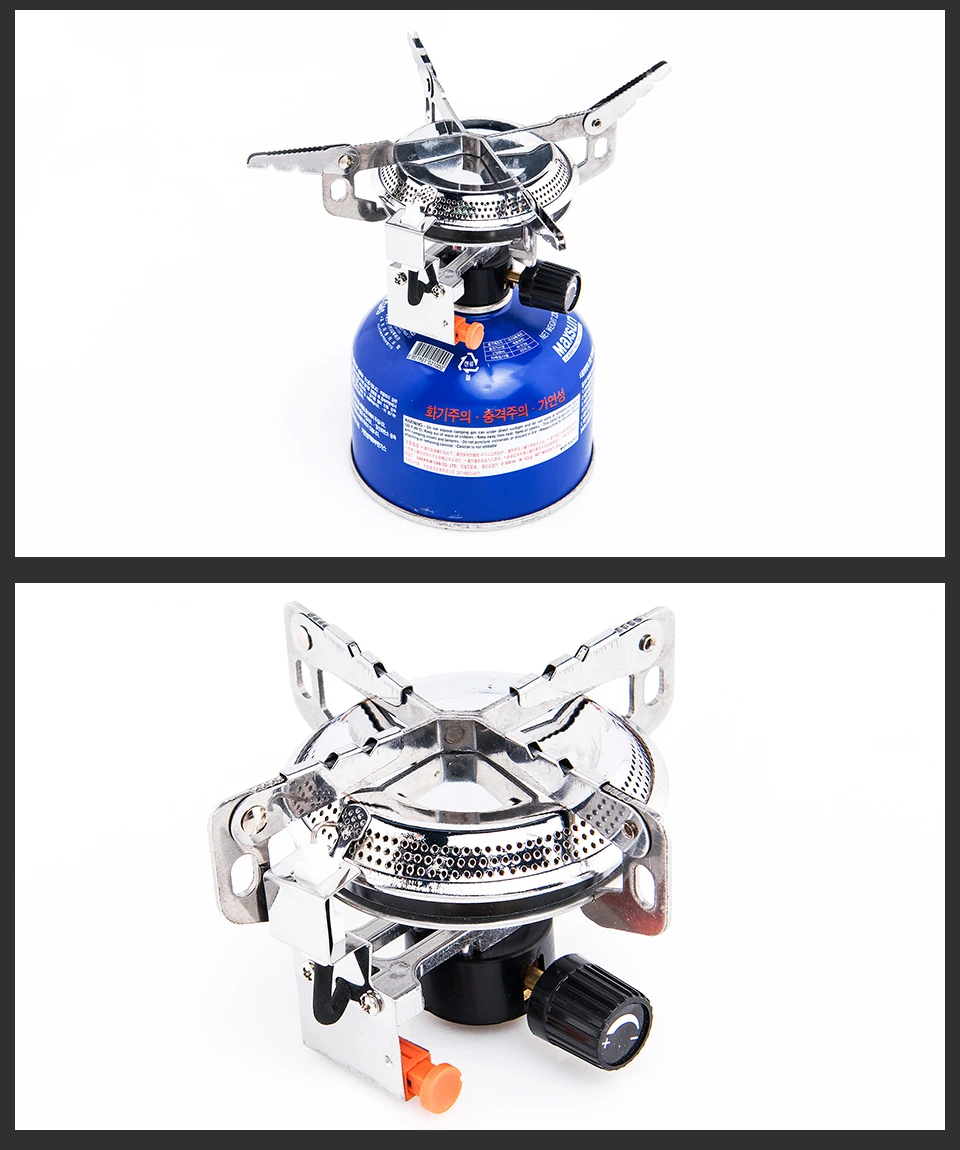 Queimador de Gás Fogão de Acampamento Fogão ao ar Widesea Mais Leve Fogo Starter Propano Butano Cilindro Livre Equipamento Turístico Caminhadas Pesca 6 High Quality Esporte e Lazer