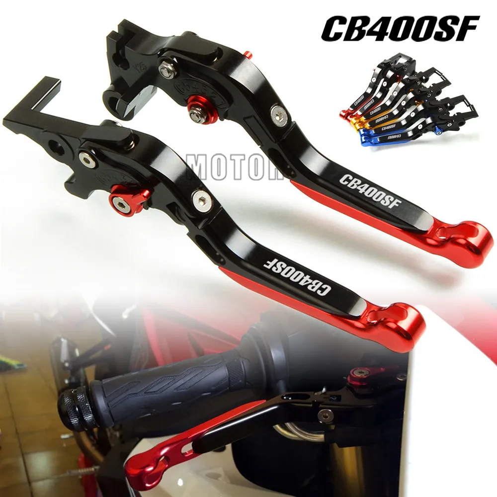 

For Honda CB400/CB400SF/CB 400 VTEC 1992-1998 400SF 400SF Motorcycle CNC Aluminum Adjustable Fold Extendable Brake Clutch Levers