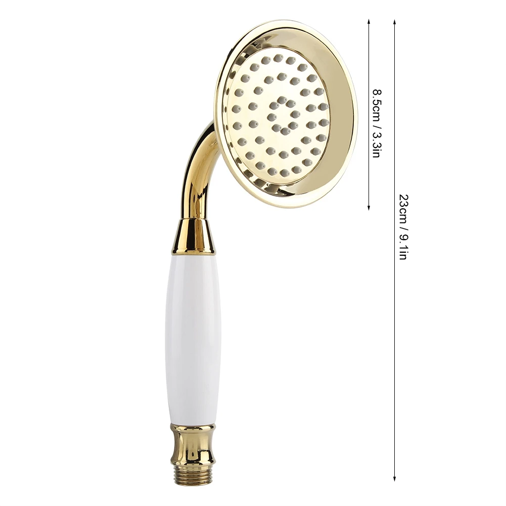 G1/2 "золото ручной Насадки для душа распылитель для ванной комнаты Handshower аксессуары для дома Ванная комната Handshower