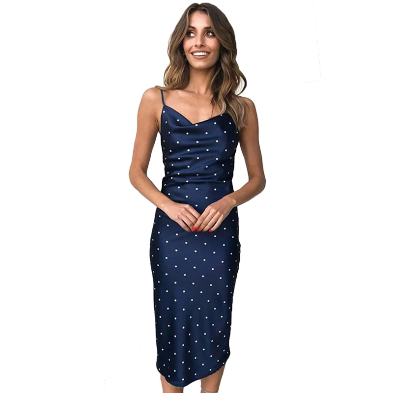 

Sexy Spaghetti Strap Print Leopard Pencil Bodycon Summer Women Dress Elegant 2019 Backless Midi Party Dresses Vestidos