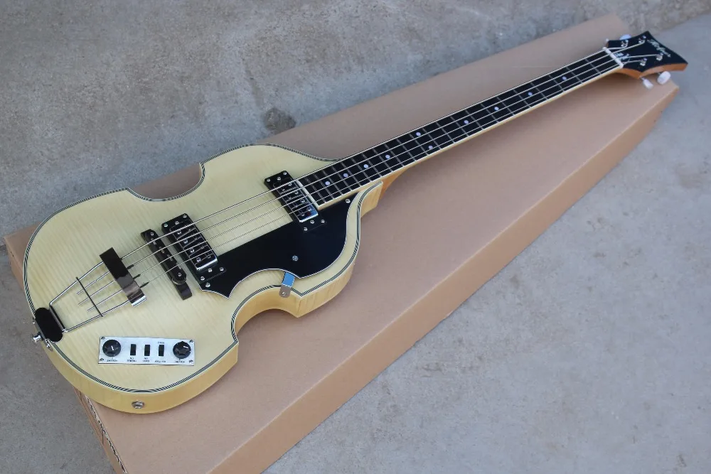 Free Shipping Factory custom shop High Quality Hofner Violin bass 4