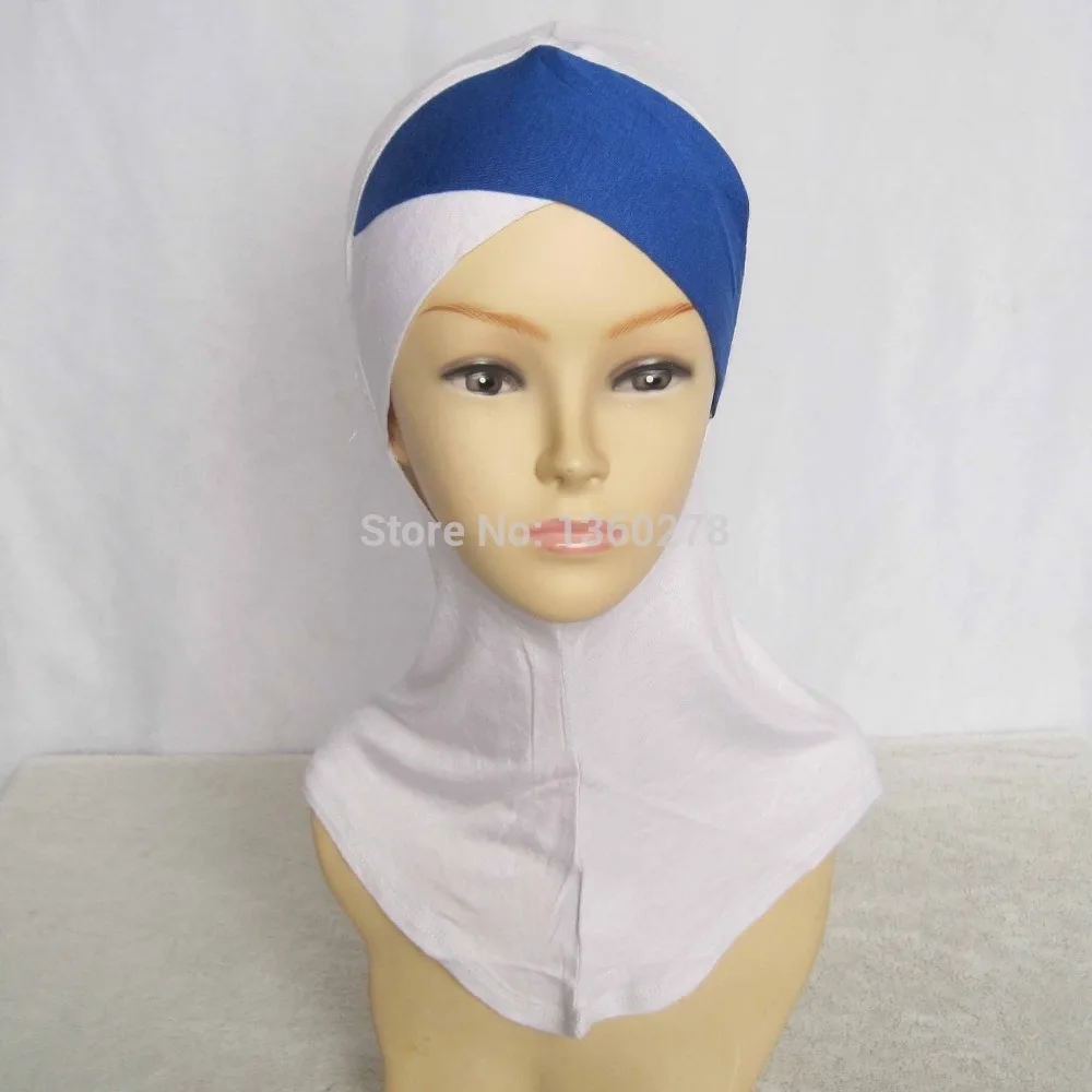 1pc muslim hijab underscarf bonnet underscarves two tone 