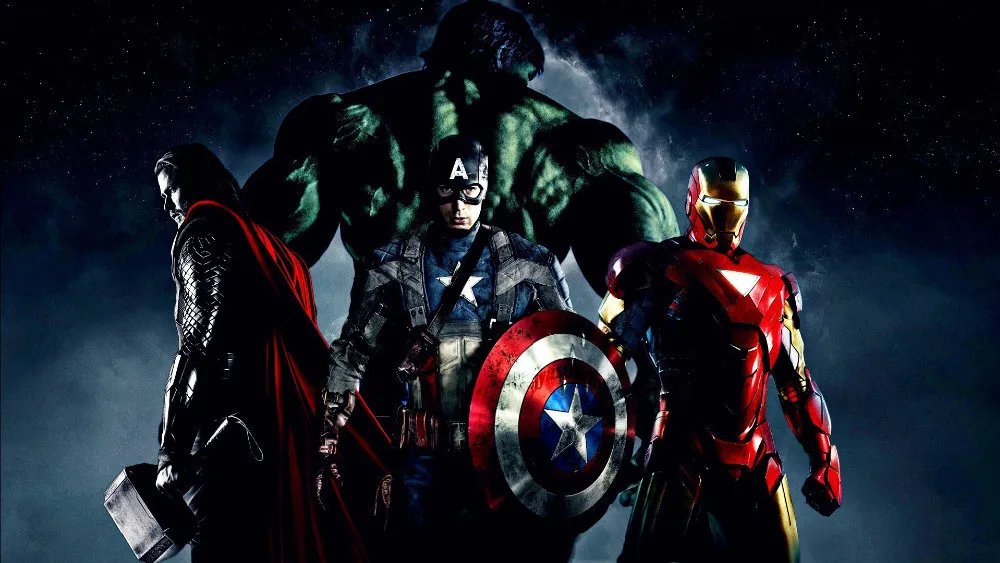 送料無料 Avengersマーベル映画 ポスターhdホーム壁の装飾カスタムアートプリントシルク壁紙非フレーム 323 Avenger Marvel Movie Art Printfree Marvel Movies Aliexpress