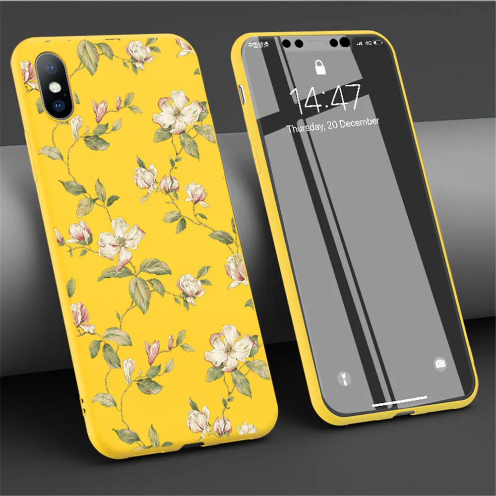 Lovebay чехол для телефона для iPhone 11, 6, 6 s, 7, 8 Plus, X, XR, XS, 11Pro, Max, 5, 5S, милый цветок розы, мягкий ТПУ чехол для iPhone X