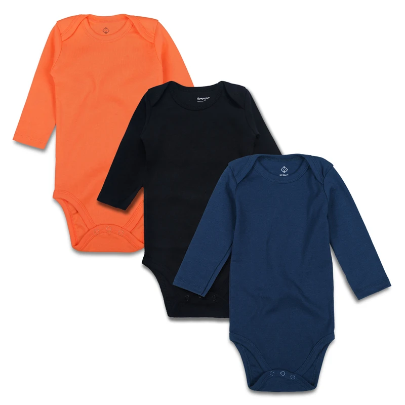 7.solid baby bodysuits OR-BK-NV