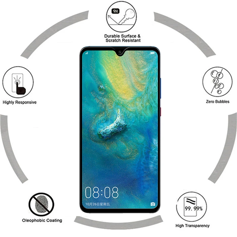 3D полный Клей закаленное стекло для huawei mate 20X полное покрытие экрана Защитная пленка для huawei mate 20X