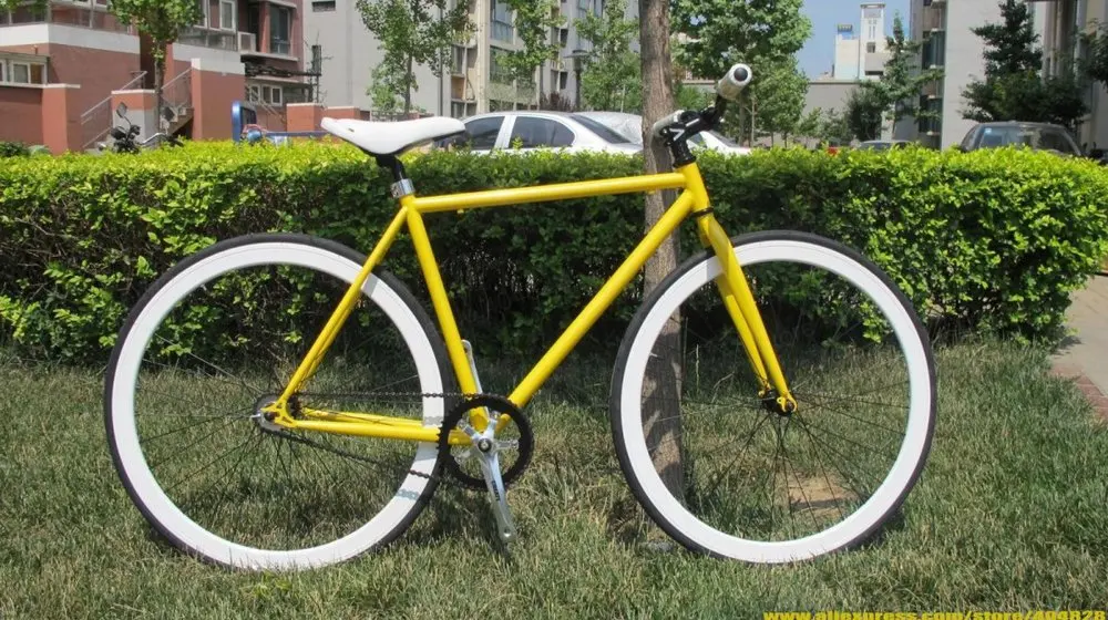 fixie yellow