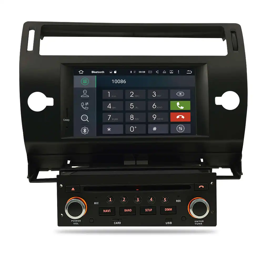 Best Android 9.0 Car DVD Player GPS Glonass Navi for Citroen C4 C-Triomphe C-Quatre 2005 2006 2007 2008 2009 Radio Audio Stereo 2