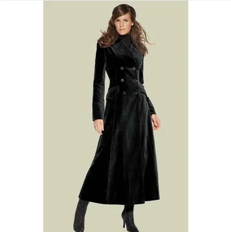 manteau tres long femme pas cher