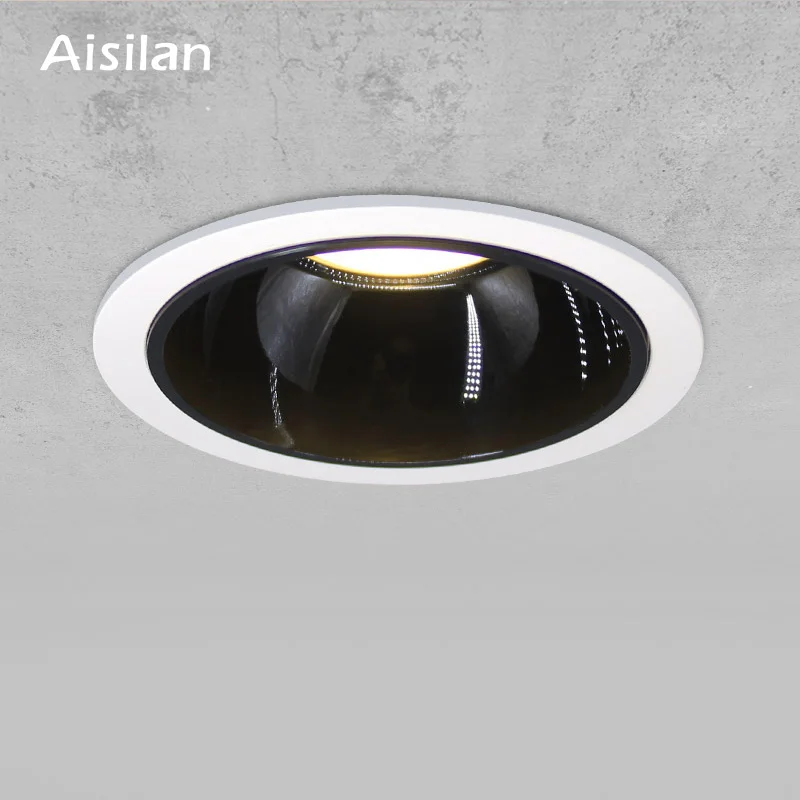 

Nordic modern style LED recessed downlight spot light built-in Anti-dazzle For living room bedroom corridor AC85-260V