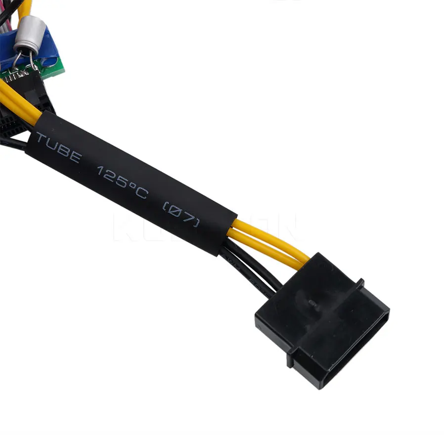 Kebidu 19 см Molex power PCI E 16X to Riser Card адаптер преобразователь удлинитель Гибкий плоский