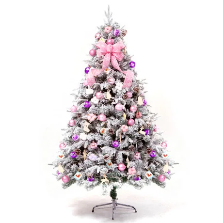 

Christmas Trees Festive kerstboom arbol de navidad sapin de noel 1.2/1.5/1.8/2.1m lighted white Christmas Tree decoration home