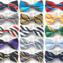 Полоса галстук-бабочка предварительно завязанный смокинг галстук тканый Жених Свадебный Mariage праздничный галстук-бабочка галстук