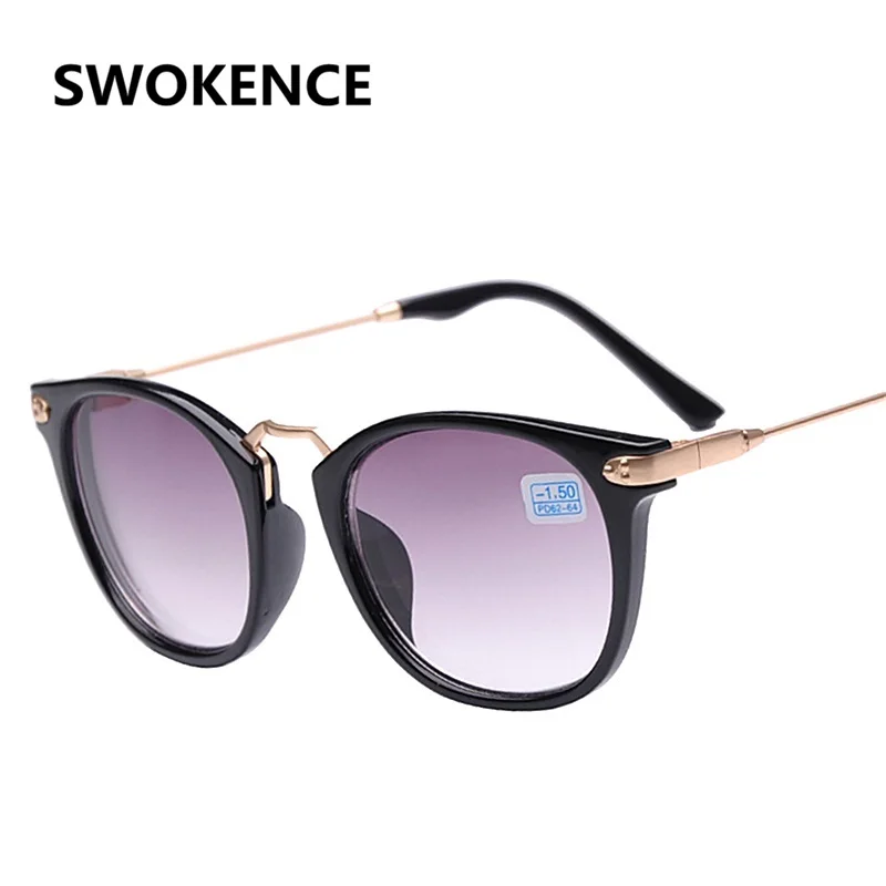 

SWOKENCE Prescription -1.0 -1.5 -2.0 -2.5 -3.0 -3.5 -4.0 Finished Myopia Sunglasses Men Women Nearsighted Optics Eyewear F152
