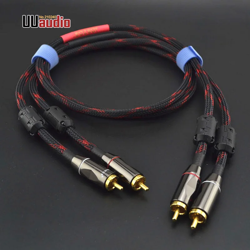 Кабель HIFI RCA SPDIF цифровой аудиокабель/утолщенный настенный кабель Budweiser + Canare L 4E6S с