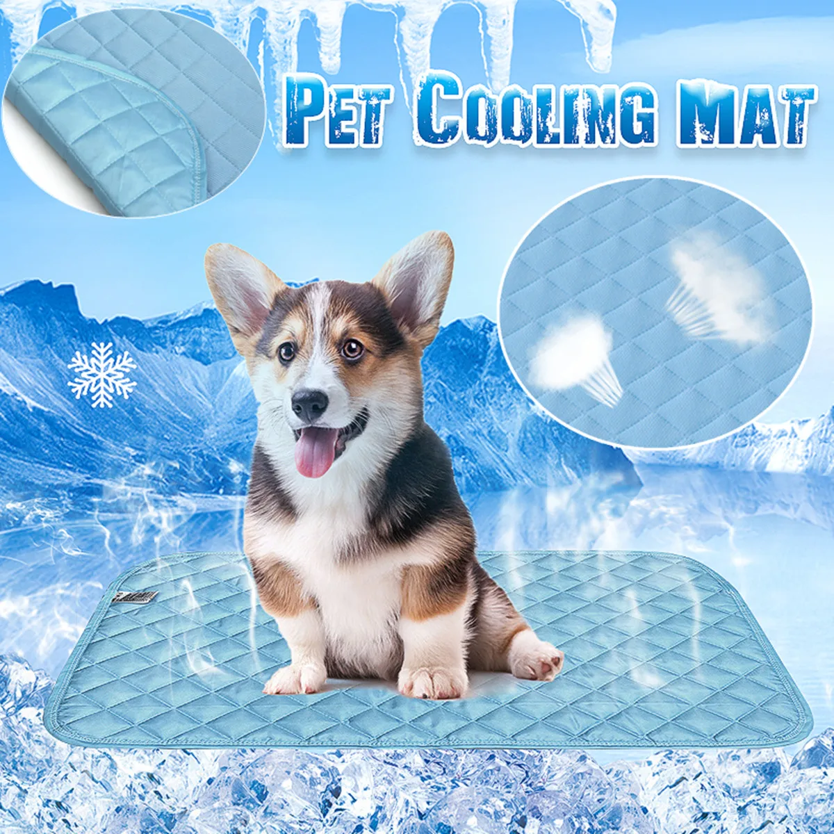 Cooling Pet Mat Pad For Dogs Pet Comfort Pet Bed Cooler Mat Pad Indoor