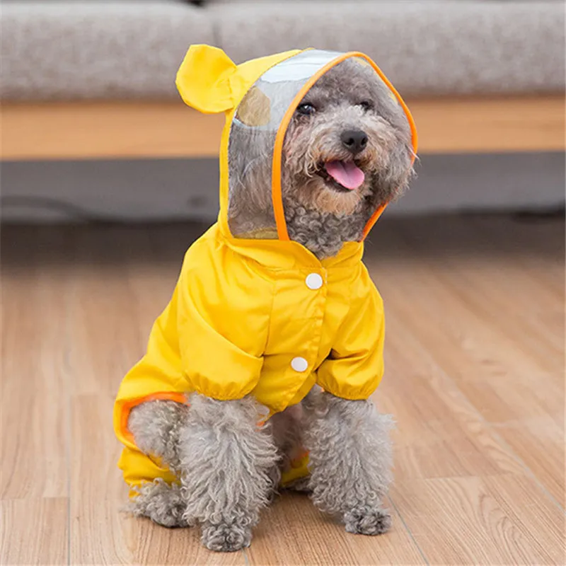 Дождевик для собак корги, водонепроницаемая одежда для собак, дождевик для пуделя, шнауцера, мопса, французская одежда для бульдога, пальто для домашних животных