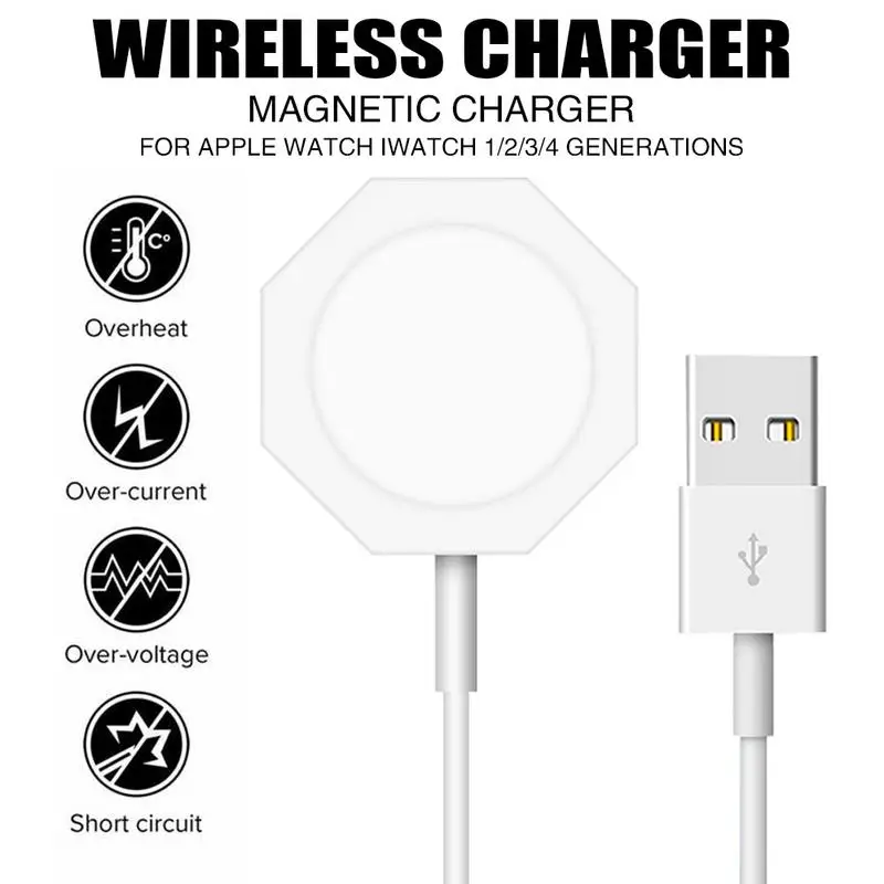 

Smart Watch Charger Magnetic Wireless Fashionable Charger for Apple Watch Iwatch 1/2/3/4 Generations