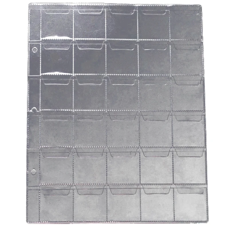 

New 30Pcs Coin Album Page Leaf Collection Album Inside Page