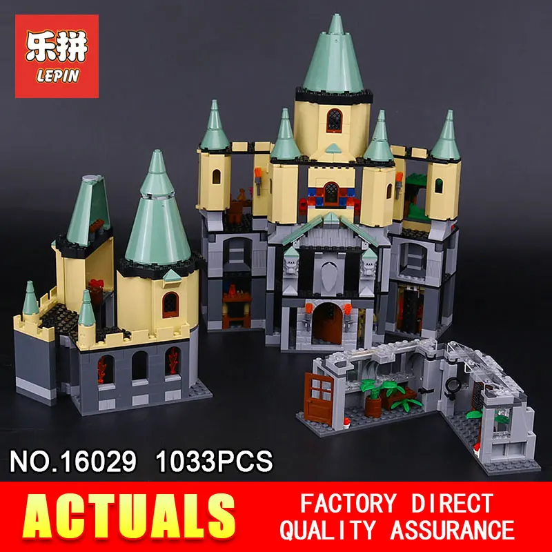 

Lepin 16029 1033Pcs Movie Series The magic Hogwort Castle Model set Building Blocks Bricks Educational Toys for Children 5378